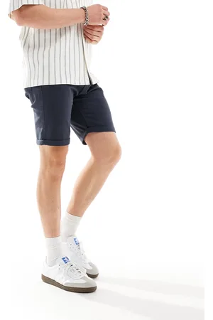 JACK & JONES 5 pocket shorts in navy