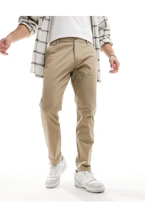 SELECTED Bill slim fit chino in beige