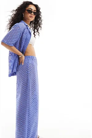 Esmée Esmee knit beach trouser co-ord in dusty