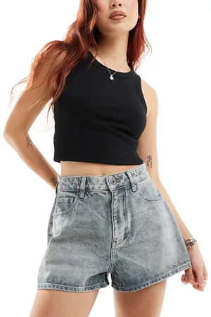 Armani Exchange Baggy shorts 5 pockets in denim