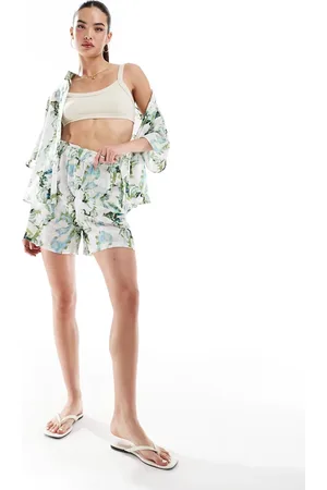 Object Relaxed short co-ord in ocean marble print