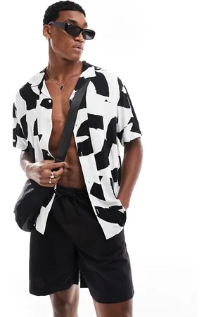 JACK & JONES Revere collar shirt in geo floral
