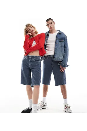 Calvin Klein 90s straight skater shorts in wash - ASOS Exclusive