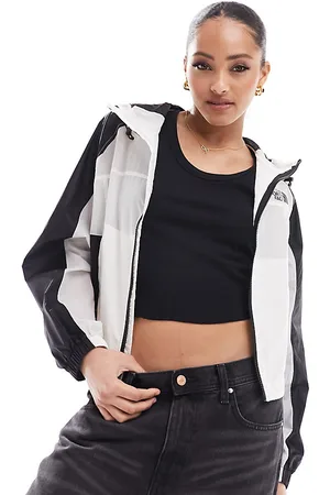 The North Face Himalia packable waterproof wind jacket in off Exclusive at ASOS