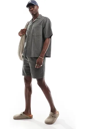 Only & Sons Pull on fine cord short co-ord in