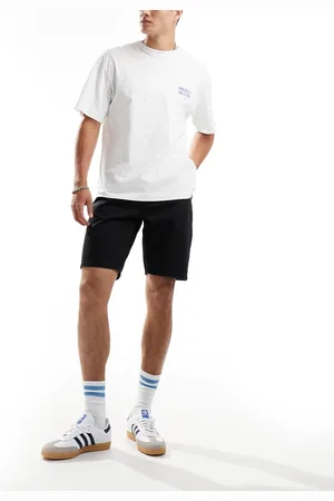Only & Sons Edge straight fit denim shorts in