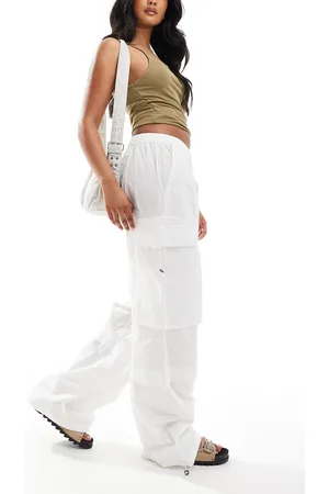 AllSaints Barbara cargo parachute trousers in