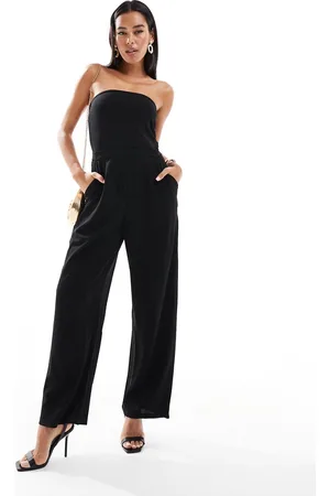 JDY Bandeau jumpsuit in