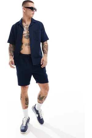Only & Sons Waffle short co-ord in