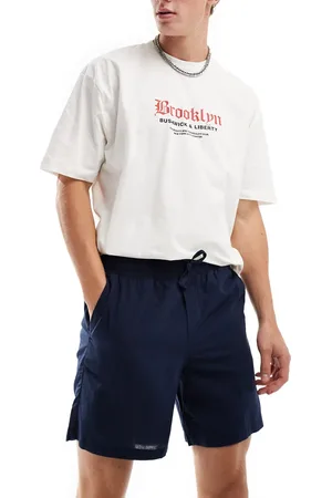JACK & JONES Linen shorts with drawstring in