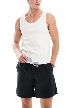 JACK & JONES Linen shorts with drawstring in