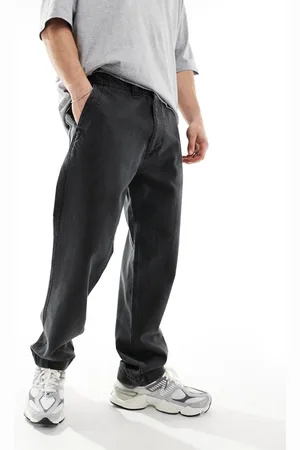 Abercrombie & Fitch Lightweight loose fit jeans in washed