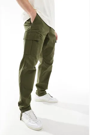 JACK & JONES Loose fit cargo trouser in khaki