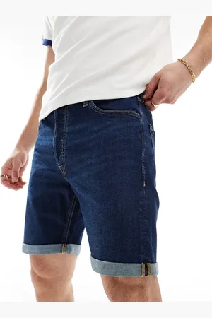 JACK & JONES Relaxed fit denim shorts in dark