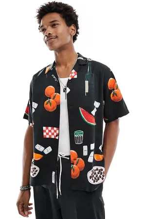 Carhartt Carhartt x ISIS Maria artistic dinner print shirt in