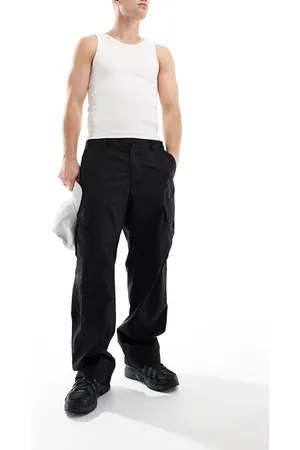 AllSaints Verge straight leg cargo trousers in