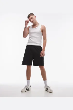 Topman Oversized fit airtex short in