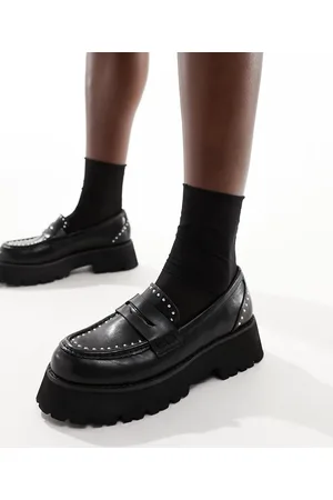 Raid Jacina studded chunky loafers in