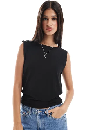 JDY Reversible waterfall sleeveless top in