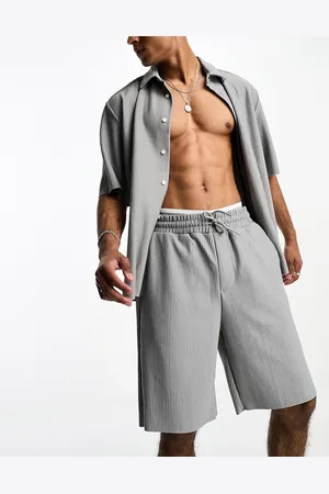 Only & Sons Plisse short co-ord in