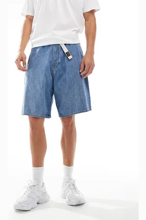 G-Star Travail baggy denim shorts in midwash