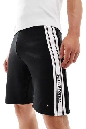 Tommy Hilfiger Monotype stripe lounge shorts in