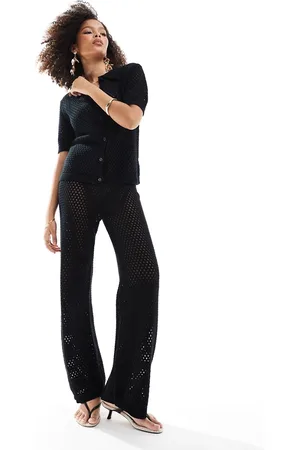 Sixth June Co-ord crochet trousers in