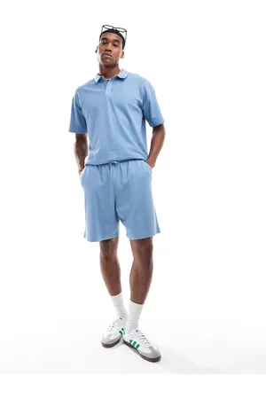 New Look Co-ord textured rib jersey short in