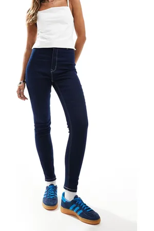 Pimkie Skinny high waisted jeans in indigo