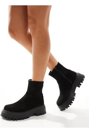 ASOS Antigua suede sock boots in