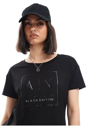 Armani Exchange Shine logo print t-shirt in
