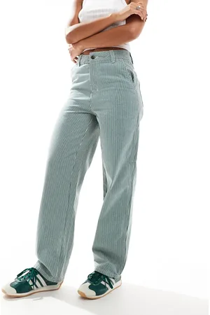 Dickies Hickory striped trousers in dark