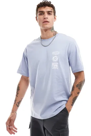 Only & Sons Relaxed t-shirt with symbols in light
