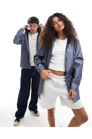 Rains 12010 waterproof short jacket in shiny