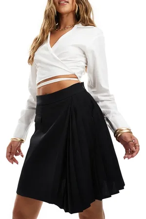 French Connection Harrie pleated mini skirt in