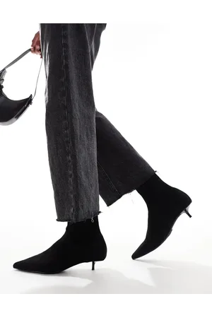 ASOS Rhiannon extreme kitten heel sock boots in