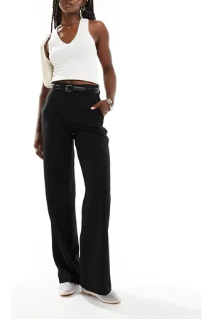 Stradivarius Belted tailored trouser in