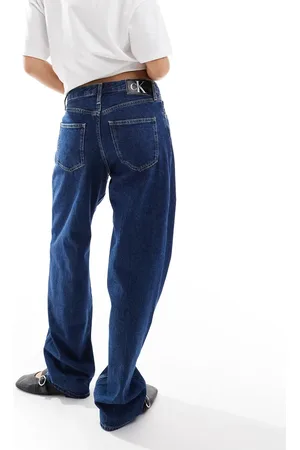 Calvin Klein 90s straight jeans in dark wash