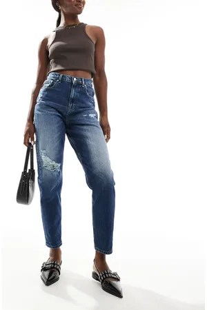 Tommy Hilfiger Mom ripped jeans in dark wash