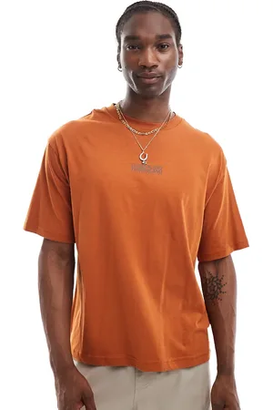 Timberland Oversized t-shirt with repeat logo in - Exclusive to Asos