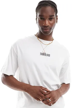 Timberland Oversized t-shirt with repeat logo in - Exclusive to Asos