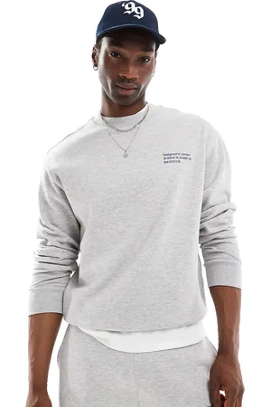 COLLUSION Co-ordinates print sweatshirt co-ord in marl