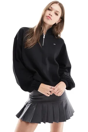 Tommy Hilfiger Boxy half zip sweatshirt in