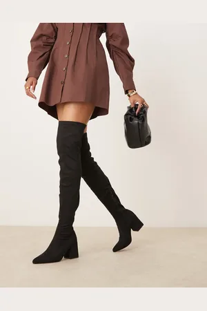 Raid Rykiel block heel over the knee boots in
