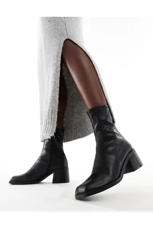 ASOS Ranger smart mid-heel boots in
