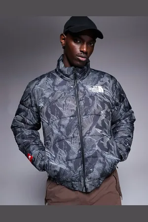 The North Face Seven Summits 2000 puffer jacket in grey mountain print