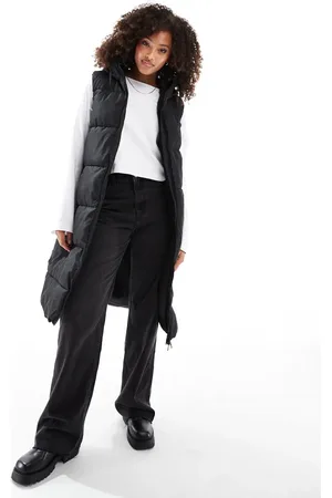 VERO MODA Padded longline gilet in
