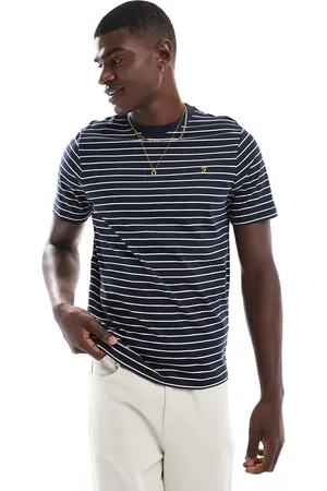 Farah Oakland striped cotton t-shirt in