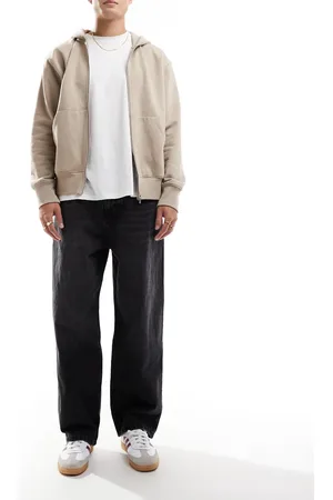 Pull&Bear Skater fit washed jeans in