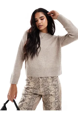 New Look Crew neck jumper in mink